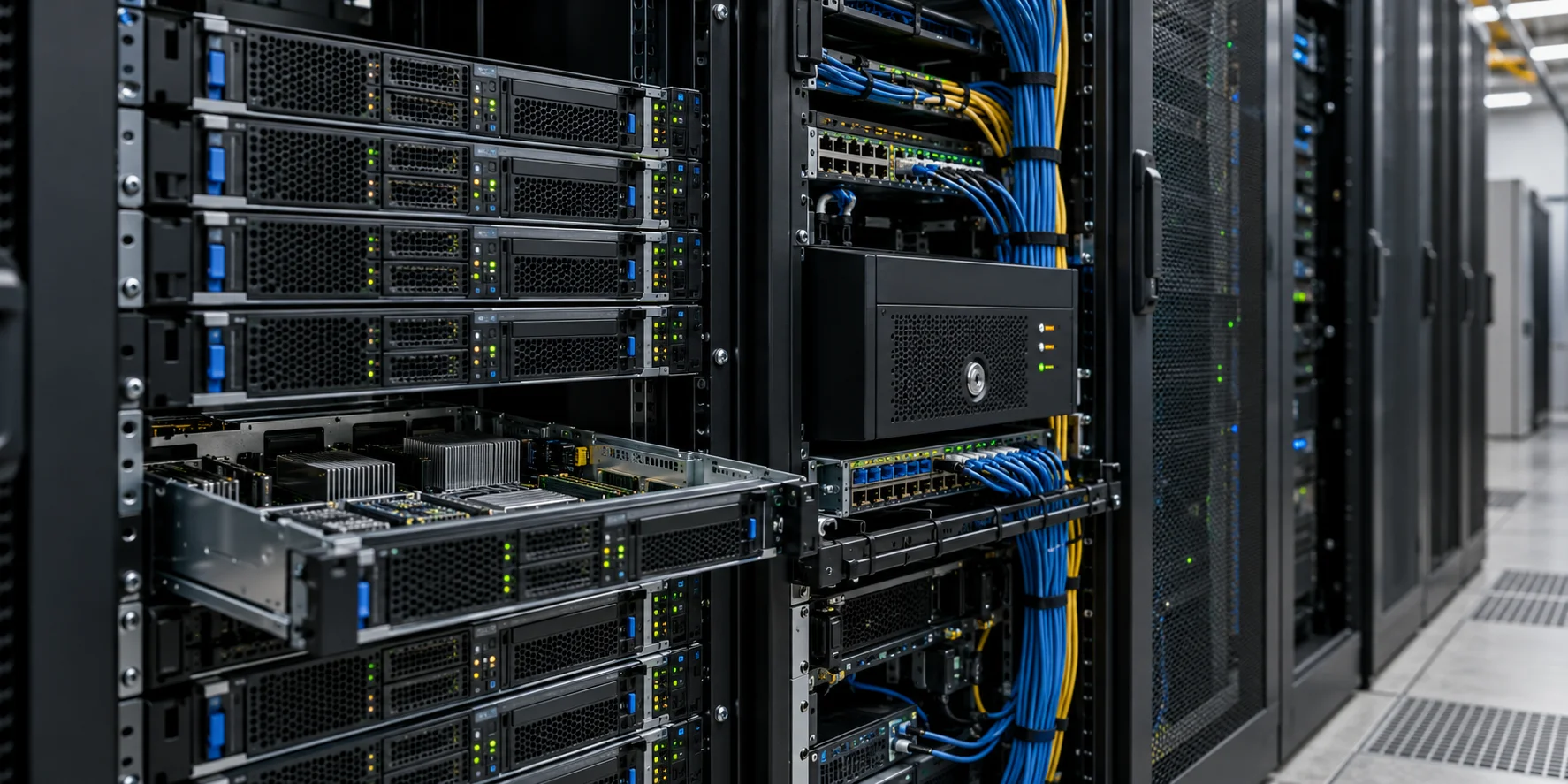 Enterprise Kubernetes cluster servers connected to dedicated certificate-signing and trust infrastructure in a modern data center.